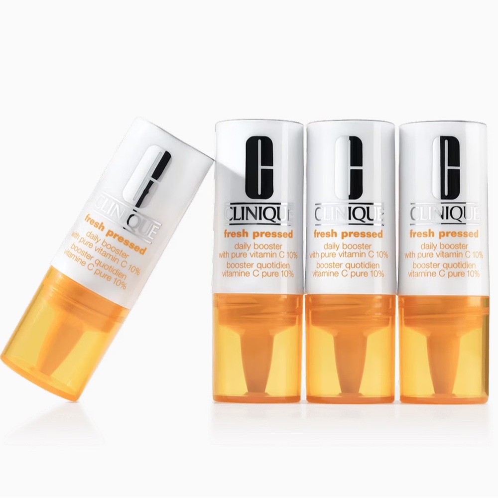 Clinique Fresh Pressed™ Daily Booster with Pure Vitamin C 10% 8.5ml X 4 NEW